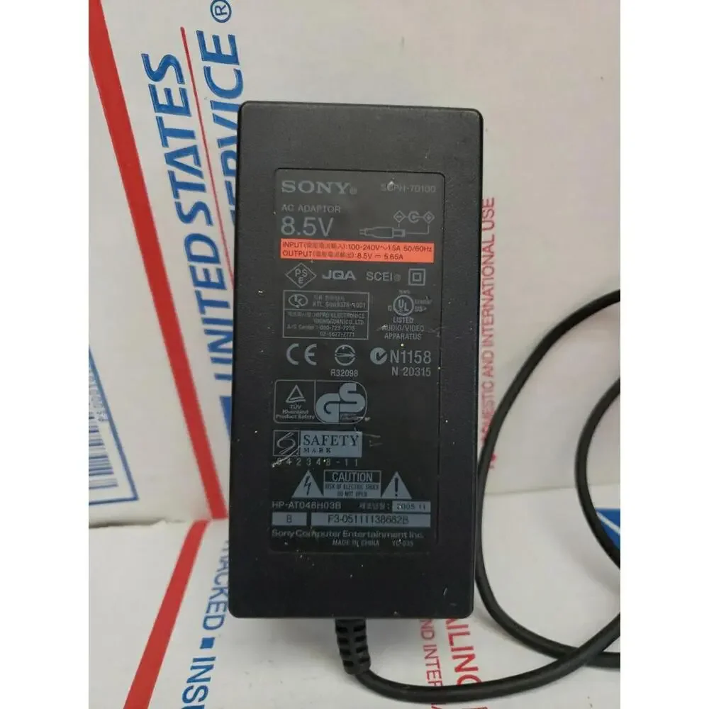 Genuine OEM SONY SLIM PLAYSTATION 2 AC Power Adapter SCPH-70100 8.5V ~ Trl4#410